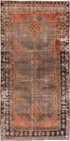 Vintage Distressed Runner Rug (4' x 9')